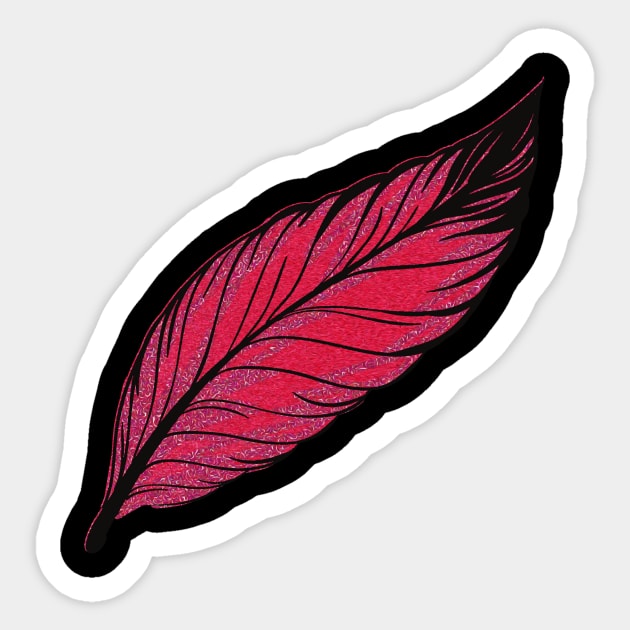 Feather Sticker by whatwemade